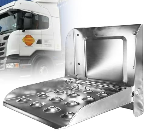 Klappbare Lkw-Trittstufe, Klapptritt Für Anhänger, Klapptritt Trittstufe Bis 150 Kg, Verzinkte Klappleiter Trittstufe Für Zubehör Van Wohnwagen Wohnmobile Anhänger Steighilfe, Steighilfe Klappbar