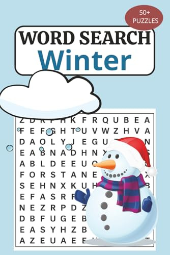 Winter Word Search Puzzle Book: 50+ Fun Puzzles About Winter, Holiday, Snow, Cold, Ski, Snowman & More | Perfect Gift for Travel Lovers, Vacations & Free Time