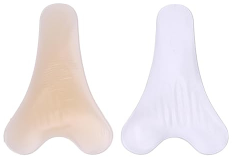 ZASCHMOY Y-förmiger Unterwäsche-Concealer, Nahtloser Silikonschutz für Leggings, Badeanzüge, Transparente Hautfarbe, 2 Stück