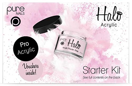 Pure Nails Halo Pro Acrylic Starter Kit - Liquid/Powder/Bond