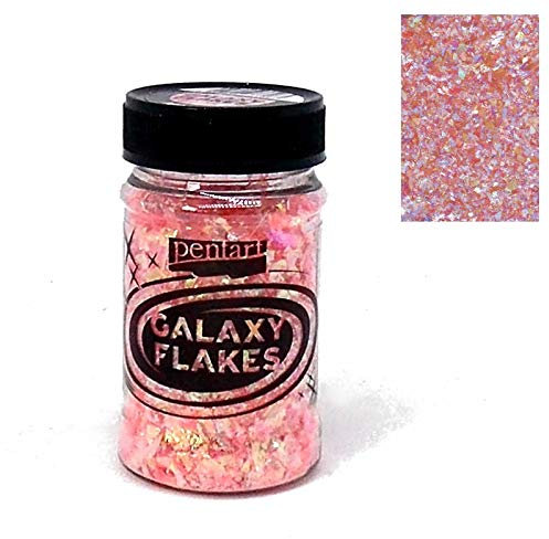 Zita`s Creative Galaxy Flakes 15g - Juno Rose. Metallflocken, Glitterflocken, Metallflolie