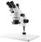 Trinokulares Stereomikroskop 3.5X-90X Trinokulares Stereo-Zoom-Mikroskop WF10X/20mm Okulare 100-240V Professionelles Mikroskop Trinokulares Labormikroskop für Erwachsene(Weiß)