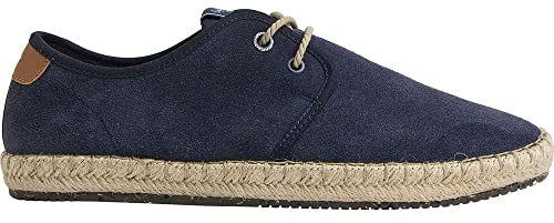 Pepe Jeans Tourist Claic marineblaue Lederturnschuhe