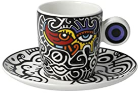 Goebel Espressotasse zum Sammeln Bright Eyes II von Billy The Artist aus Fine Bone China, 0,1L, 67-080-70-1