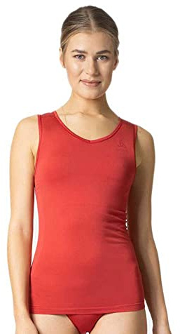Odlo Damen Funktionsunterwäsche Tanktop Performance X-Light ECO, American Beauty, XL