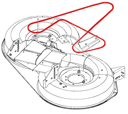 Federal 40 Keilriemen 594024901 Messerantrieb für Husqvarna TC 242T, TC 242TX
