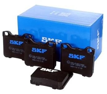 SKF Scheibenbremse Bremsbelag VKBP 90540-4er Set - Position Hinterachse Höhe 77 mm Länge 134 mm Breite 83 mm Dicke 16,3 mm - OE Qualität