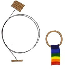 Cat Dancer Ringtail Chaser Combo - Fun and Fitness for Playful Cats. Includes One Original Toy, and One Original Cat Chaser.