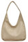 TrendyHobo-Tasche für Damen, Vintage-Stil, PU-Leder, große Handtasche, Umhängetasche, Beige