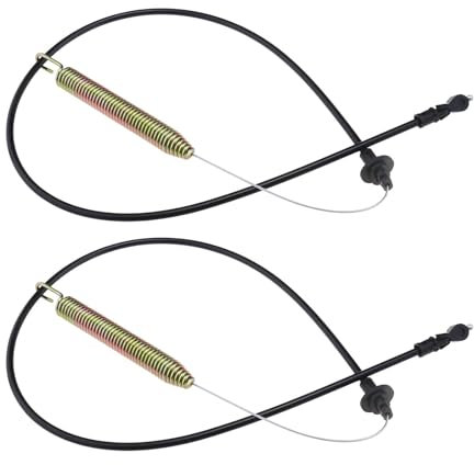 Be In Your Mind Lot de 2 câbles d'embrayage de rechange 175067 169676 532169676 532175067 21547184 compatible avec tracteur tondeuse Husqvarna
