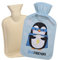 Penguin Wärmflasche 2er Stück, abnehmbare und weiche Plüsch 1L Hot Water Bottle, Wärmflasche für Schulter Nacken Rücken Taille Beine, für Erwachsene und Kinder