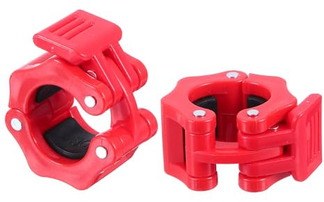 QUARKZMAN Hantelverschlüsse, 30mm Schnellverschluss Hantelgewicht Klemmen Verschlüsse für Gewichtheben Fitness Training, 2 Sets