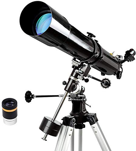 Aioneer 900/80mm Professionelle 270X Reflektor Monokulare Teleskope Mit Stativ 3 Okulare und Sucher Fernrohr Telefon Halter, astronomische Teleskop