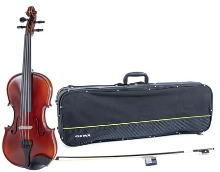 GEWA Violingarnitur Ideale VL 2 Linkshänder – 4/4 spielfertig, Carbon Bogen, Larsen Aurora Saiten, Violinkoffer