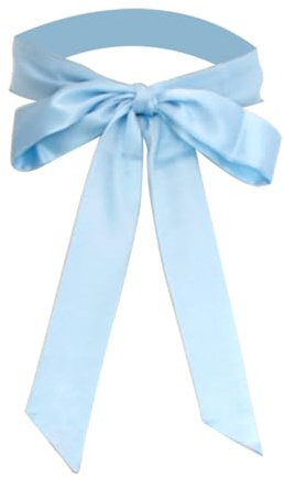 Inzegao Langer Satin-Gürtel für Damen, zum Selbstbinden, Kunstseide, Schärpe für Hochzeit, Abend, Party