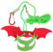 GREENADSCAPE 1satz Bearded Dragon Geschirr Und Im Weihnachtsdesign Verstellbare Und Bequeme Für Kleine Reptilien Wie Eidechsen Und Geckos Für Outdoor-aktivitäten Und Festliche Anlässe