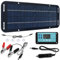 loweo Kit de Panneaux Solaires 20 W 12 V, Chargeur Solaire, Alimentation USB, Téléphone Portable, Batterie Externe Étanche pour L'Extérieur