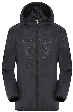 Must Haves Teenager, Jacke Damen Winterjacke Übergangsjacke Damen-Regenjacke Einfarbig Übergröße Mit Kapuze Winddicht Lockerer Mantel Wasserdicht Raglanmanschette Aufbewahrungstasche Dufflecoat Damen