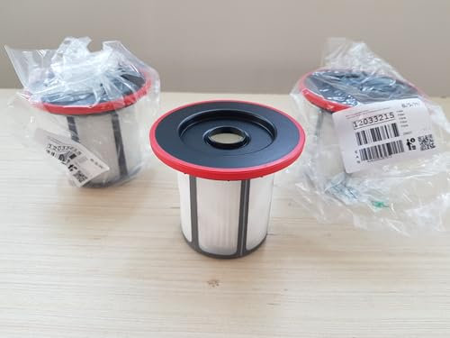 12033215 TRE Filtri e portafiltri compatibili per Bosch scopa elettrica UNLIMITED 6, BBS6... BCS6... BKS6... BSS6