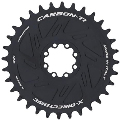 Carbon-Ti Kettenblatt X-DirectDisc 12 V 8-Loch 0 mm Offset 34t