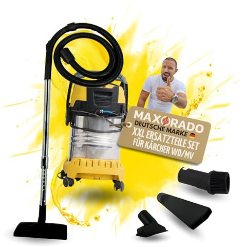 Maxorado XXL Ersatzteile Set für Kärcher MV WD2 WD3 WD4 WD5 WD6 WD7 Nass- und Trockensauger Ersatzteil Staubsauger Schlauch Düse Rohr Zubehör WD 2 3 4 5 6 7 K A Serie