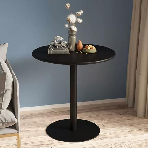 Round Bistro Bar TableHigh Dining Table for Kitchen Sofa Pub Café Garden TerraceEasy Assembly Industrial Design Perfect for Dining Rooms and Outdoor Spaces