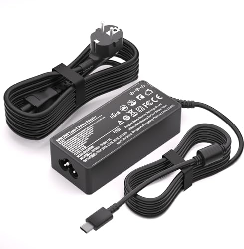 Chargeur USB C 65W pour Ordinateur Portable HP EliteBook 830 835 840 845 860 865 640 650 1040 1030 1020 ProBook 440 445 450 455 460 séries G8 G9 G10 G1 1 Adaptateur Secteur de Charge Rapide de Type C