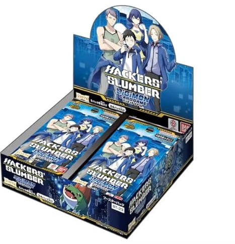 Digimon Card Game BT23 Hackers Slumber Booster Display - 24 paquetes de refuerzo en inglés con 12 tarjetas cada uno | Cyber Sleuth Hacker's Memory + HeartGlobal