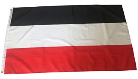 Bandera de Alemania Bandera Nacional de Poliéster de Deutschland Negra Blanca Roja 90x150cm | Revestimiento de paredes