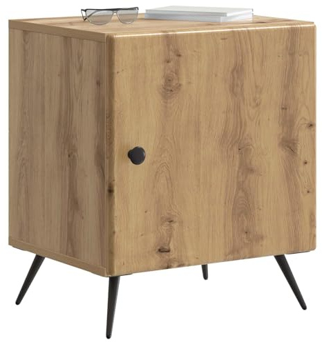 vidaXL Nachttisch Artisan-Eiche 43 x 34,5 x 50 cm Holzwerkstoff, Vintage rechteckiger Couchtisch, kompakt mit viel Stauraum, Nachtisch als praktischer Organizer