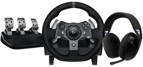 Logitech G G920 Driving Force Sim Racing Wheel & Pedals Kit +G321 Headset | 0