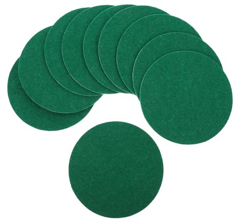 SHINEOFI 10 Pièces Écussons de Pousseur de Hockey à Air Vert en Fibre Polyester