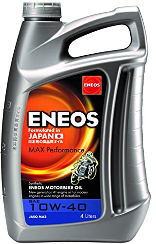ENEOS Synthetisches Motoröl 4T Eneos Max Performance 10W40 4 Liter (Motoröl 4T) / Synthetisches Motoröl 4T Eneos Max Performance 10W40 4 Liter (Engine Oil 4T)