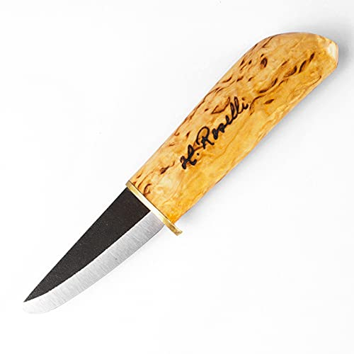 H. Roselli R140 kleines Tischlermesser Holz bearbeiten Anfänger-Modell für Kinder DIY, Carbonstahl