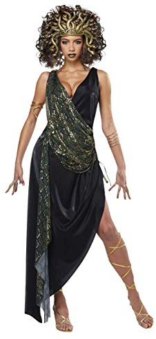 California Costumes Sexy Medusa-Kostüm für Damen, Mehrfarbig, L