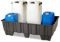 BRB Sicherheits-Auffangwanne, Kunststoff, LxBxH 1230x830x400 mm, Auffangvolumen 235 Liter