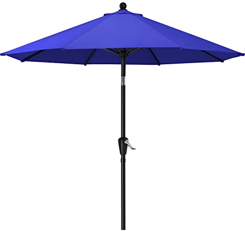 MasterCanopy Patio Umbrella for Outdoor Market Table -8 Ribs(2.7M,Blue)