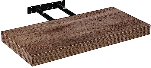 STILISTA Wandregal Volato, freischwebend, Farb- & Größenwahl, 60 cm Holzdekor-hell Rustikal