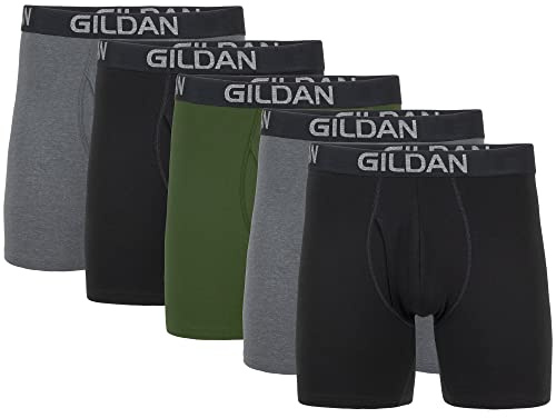 Gildan Herren-Unterwäsche, aus Baumwoll-Stretch, Boxershorts, Multipack