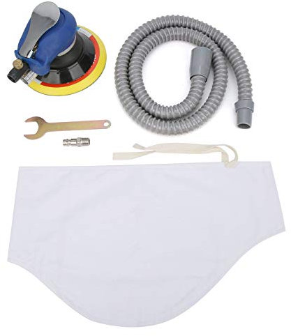 Ponceuse à air 6in 150mm, ponceuse orbitale à air aléatoire, ponceuse pneumatique à double action, polisseuse pneumatique, machine à polir avec connecteur d'entrée EU 1/4in