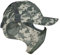 Yzpacc Airsoft Demi-masque et chapeau patch ensemble masque en maille d'acier avec protection des oreilles et casquette de baseball masque de protection tactique pour CS Game BB Gun Paintball chasse