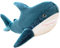 Riesenhai Plüsch Kissen Stofftier Gefüllte Blauhai Tier Kissen Bequemes Schlafkissen Rückenkissen Puppe Geschenk für Kinder (Blue, 80cm/31.49inch)