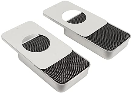 Bewinner Fornello da Campeggio 2PCS, Mini Fornello Leggero in Acciaio Inossidabile per Alcool o Combustibile Solido, Fornello Ad Alcool per Escursionismo da Campeggio All'aperto