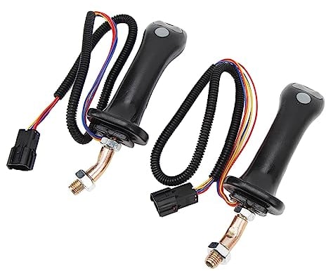 Kit de Joystick, Manijas de Joystick de Excavadora de 3 Botones de Aleación de Aluminio Fácil Instalación para Doosan DH DX150 215 225 300 370‑9C