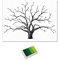 Libro Ospiti del Matrimonio di Pittura con Le Dita 'Albero di Personale, Verde