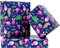 Flamingo Geschenkpapier, Ostern Geschenkpapier, Eier Flamingo mit Hasenohren Hawaii Dschungel Tropical Themed Wrap Paper, 4 Blatt flach gefaltet 50x70cm pro Blatt