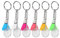 KOMUNJ 6 Stück Badminton Schlüsselanhänger, Mini Schläger und Ball Anhänger Schlüsselanhänger, Federball Badminton Anhänger, Multi Farbe Schlüsselanhänger, Geschenk Geschenk