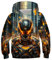 Belovecol Junior Kinder Jungen Kapuzenpullover Kids 3D Roboter Hoodie Sweatshirt Sweat Shirt Hood 11-13 Jahre