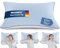 WVIOWVI Memory Foam Kissen, Kühlendes Kopfkissen, Nackenkissen Ergonomisches Seitenschläferkissen Schlafkissen für Seiten, Rücken & Bauchschläfer (Blau-weiß, 50x70 cm)