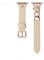 longcanhui Correa para Apple Watch de 38 mm, 40 mm, 41 mm, 42 mm, 44 mm, 45 mm, 49 mm, correa de cuero de acero inoxidable para iWatch 9/8/7/6/5/4/3/2/1/SE Series hombres y mujeres (Lotus rosa,